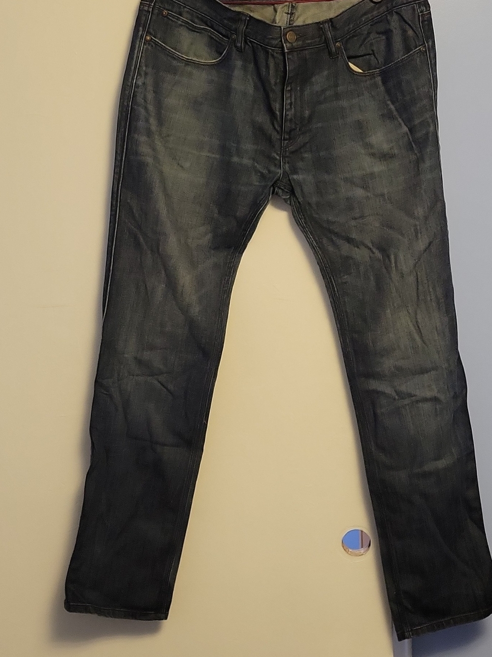 HUGO Men's Slim Straight Dark Blue Jeans